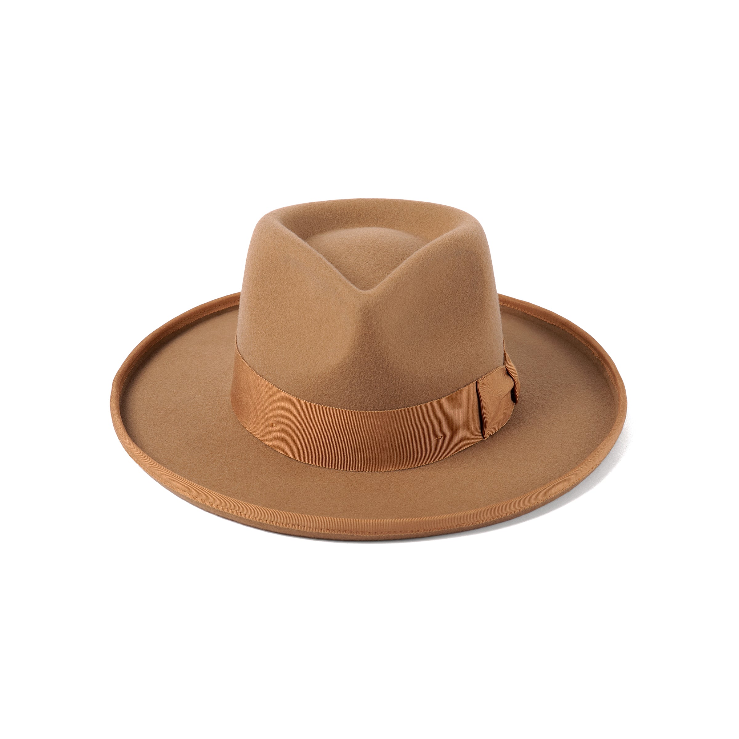 Pierre - Wool Felt Fedora Hat in Brown | Lack of Color