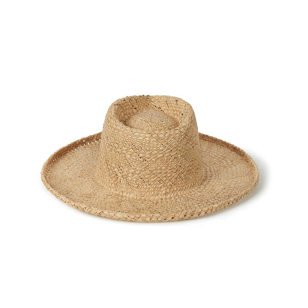 Breeze Fedora - Straw Fedora Hat in Natural