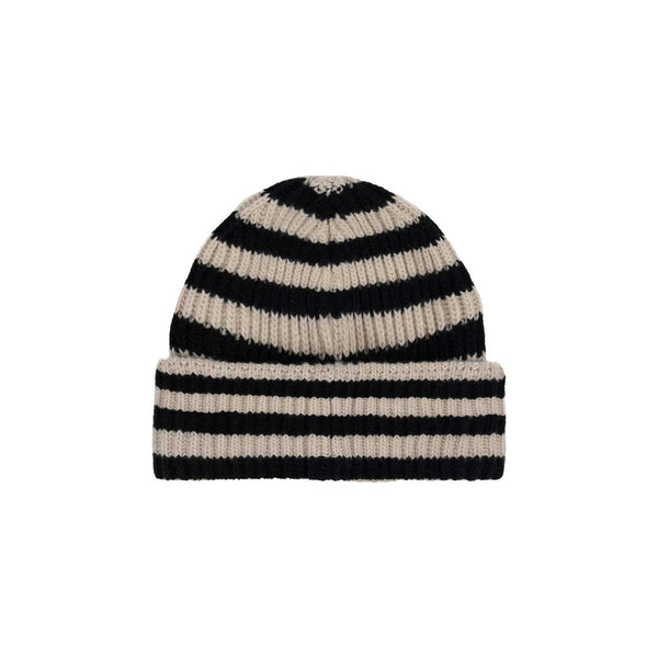 Jowan Beanie - Yarn Beanie in Black