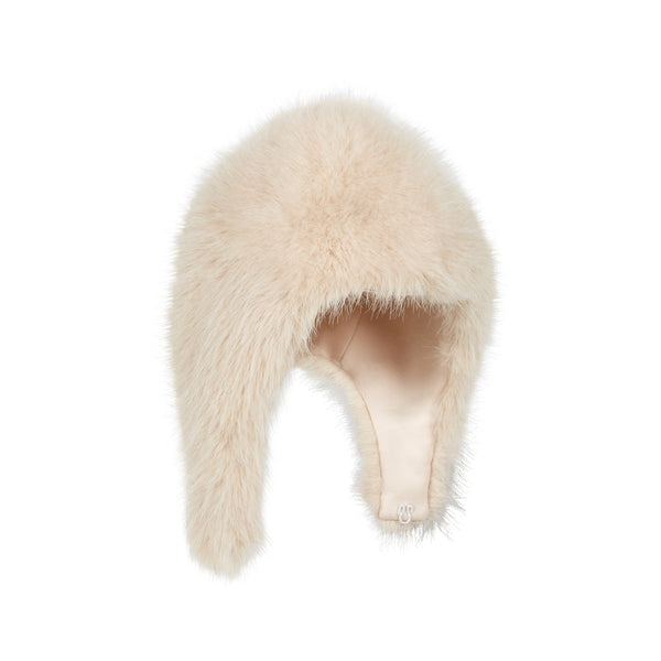 Snuggle Hood - Polyester Beanie in Natural