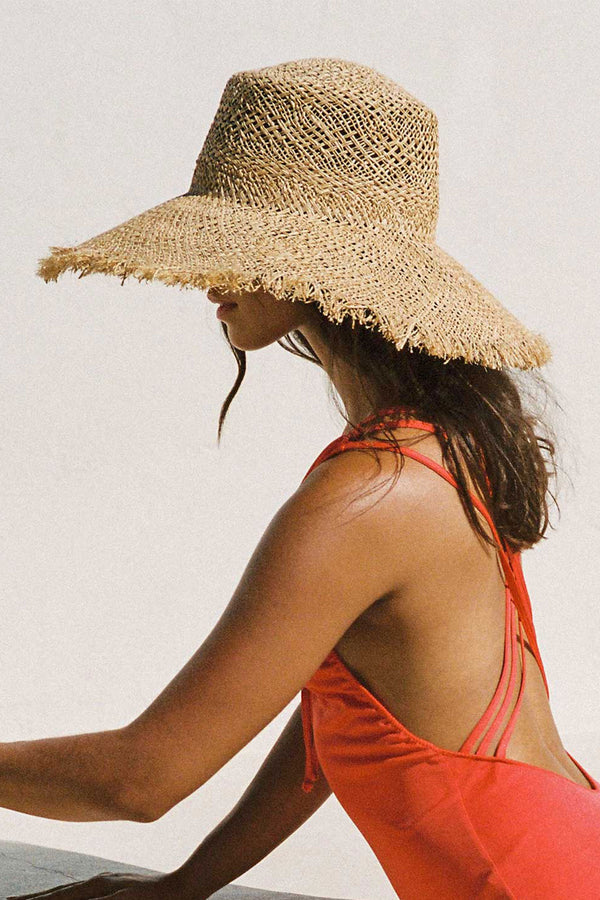 The Sundowner - Straw Boater Hat in Natural