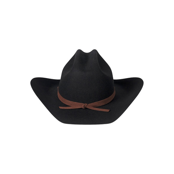 Wilder Cowboy - Wool Felt Cowboy Hat in Black