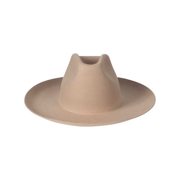 Cassidy Western - Wool Felt Cowboy Hat in Beige