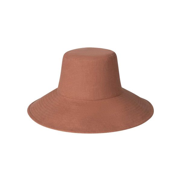 Summer Bucket - Linen Bucket Hat in Orange