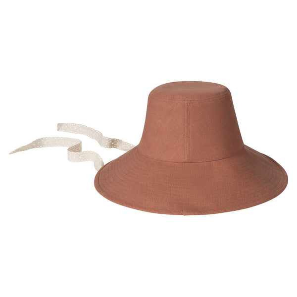 Summer Bucket - Linen Bucket Hat in Orange