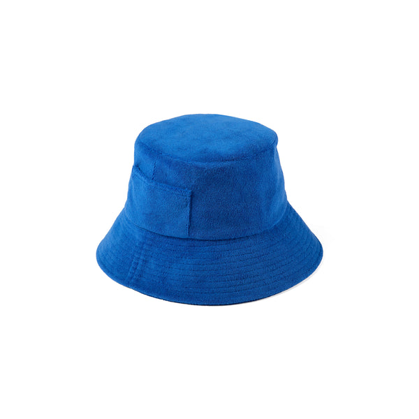 Wave Bucket - Cotton Bucket Hat in Blue