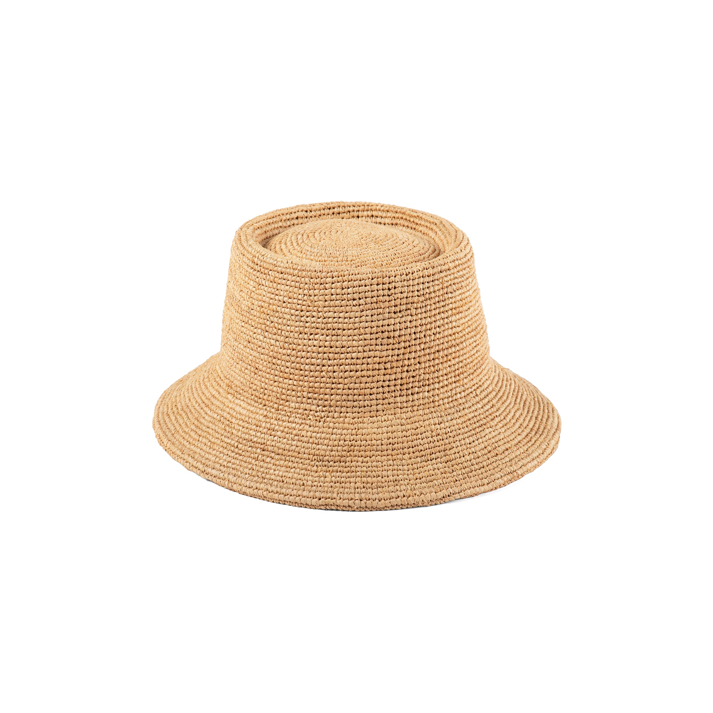 Dipped The Inca Bucket - Straw Bucket Hat in Natural | Lack of Color